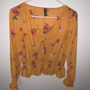 H&M Flower Blouse